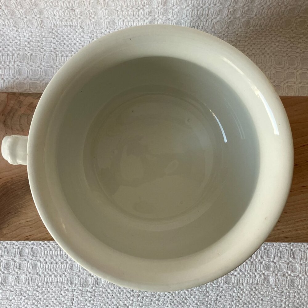 Antique 1800s Ironstone Chamber Pot C S Co. Extra Quality 5.25" Tall - Picture 5 of 11